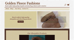 Desktop Screenshot of goldenfleecefashions.com